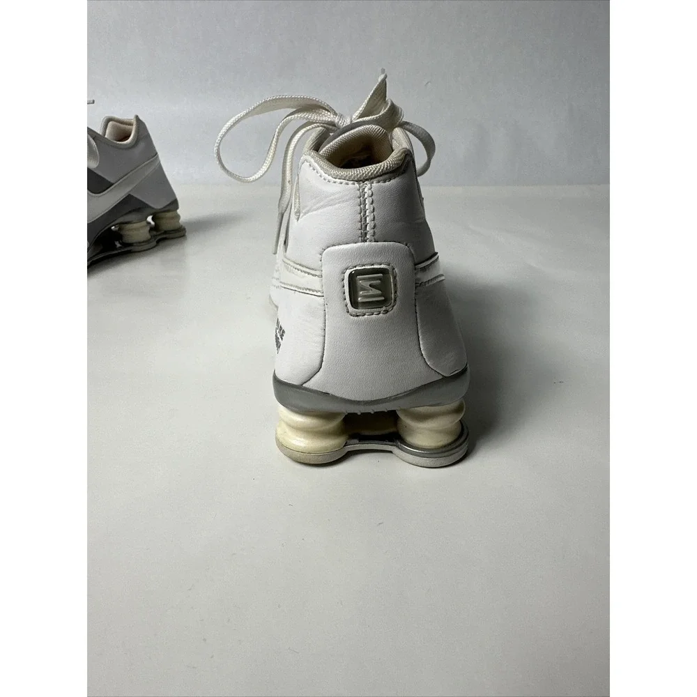 Nike Shox Deliver 317549-112 Women's White/Grey Leather Sneakers Shoes Size 8.5 - Picture 8 of 11